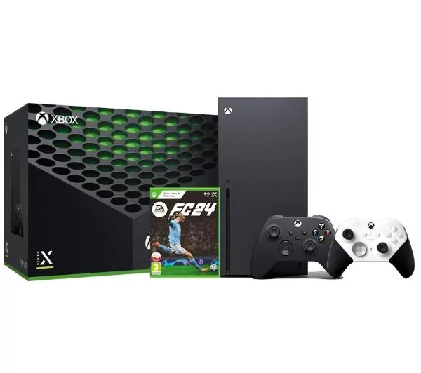 Xbox Series X z napędem - 1TB - pad Elite Series 2 Core (biały) - EA SPORTS FC 24 - Kup na Raty - RRSO 0%