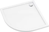 Brodziki prysznicowe - Brodzik półokrągły Deante Prizma 90x90x5 biały akryl KTJ_093B - miniaturka - grafika 1