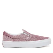 Buty dla dziewczynek - Tenisówki Vans Classic Slip-On VN000CYTFSL1 Różowy - miniaturka - grafika 1