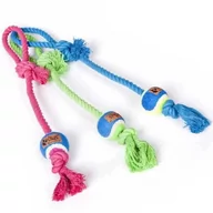 Zabawki dla psów - Dingo sznur z piłką rzutka maggie "fresh" 38202-uniw - miniaturka - grafika 1