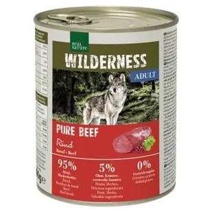REAL NATURE WILDERNESS Adult Pure Beef 12x800 g - Mokra karma dla psów - miniaturka - grafika 1