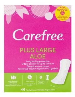 Carefree JOHNSON JOHN PLUS LARGE ALOE 46 516895 - Wkładki higieniczne - miniaturka - grafika 2