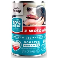 Mokra karma dla psów - Frendi Mokra Karma Dla Dorosłych Psów Z Kawałkami Wołowiny W Sosie 400 g - miniaturka - grafika 1