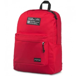 Jansport Plecak Szkolny Sportowy Czerwony Recycled Superbreak Js0A4Nw25Xp - Plecaki szkolne i tornistry - miniaturka - grafika 1