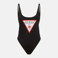 Stroje kąpielowe - Damski Strój kąpielowy jednoczęściowy GUESS ONE PIECE E02J33LY00K-JBLK – Czarny - miniaturka - grafika 1