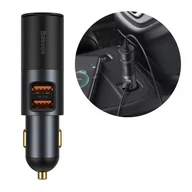 Ładowarki samochodowe - Baseus Share Together ładowarka samochodowa 2x USB / gniazdo zapalniczki 120W Quick Charge Power Delivery szary (CCBT-D0G) - miniaturka - grafika 1
