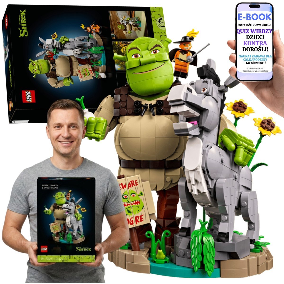 LEGO Shrek Kultowe Postacie z Filmu DreamWorks (72423) + E-BOOK-2
