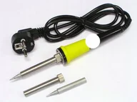 Lutownice - 1 szt. Lutownica 25 W, żółta, Lextool, CE + ROHS. - miniaturka - grafika 1