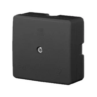 Puszka natynkowa IP41 60x60x30mm czarna - Puszki elektryczne i akcesoria - miniaturka - grafika 1