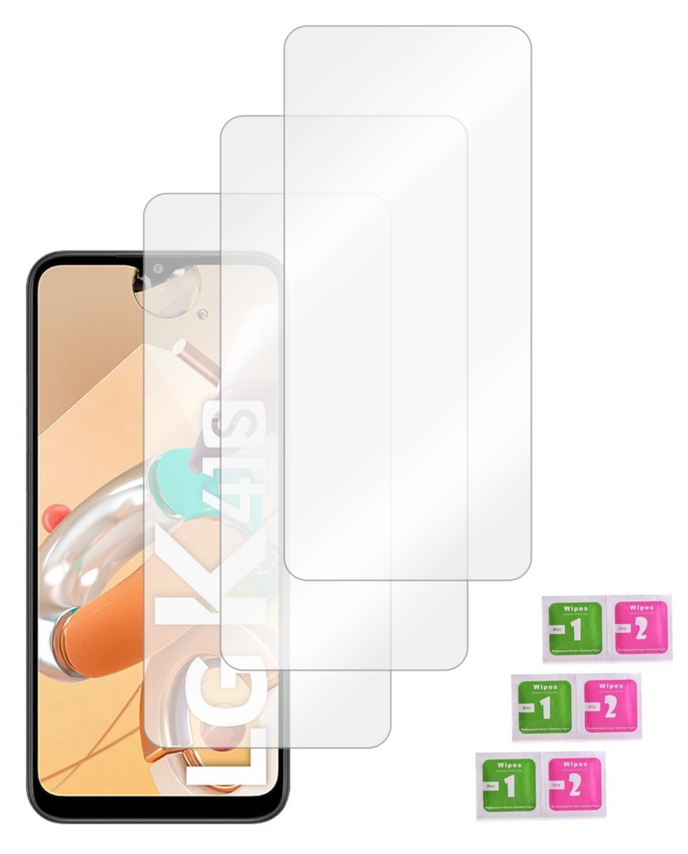 Szkło Ochronne Do Lg K41S Hartowane Na Ekran Trwałe Mocne 9H Glass 3 Sztuki