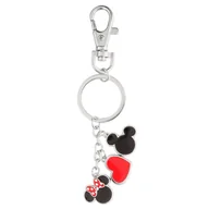 Figurki dla dzieci - Brelok do kluczy Peers Hardy Disney Myszka Miki i Minnie w kolorze srebrnym, czarno-czerwonym - miniaturka - grafika 1