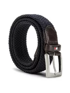 Paski - Tommy Hilfiger Pasek Męski New Adan Belt 3.5 AM0AM02801 85 Granatowy - miniaturka - grafika 1