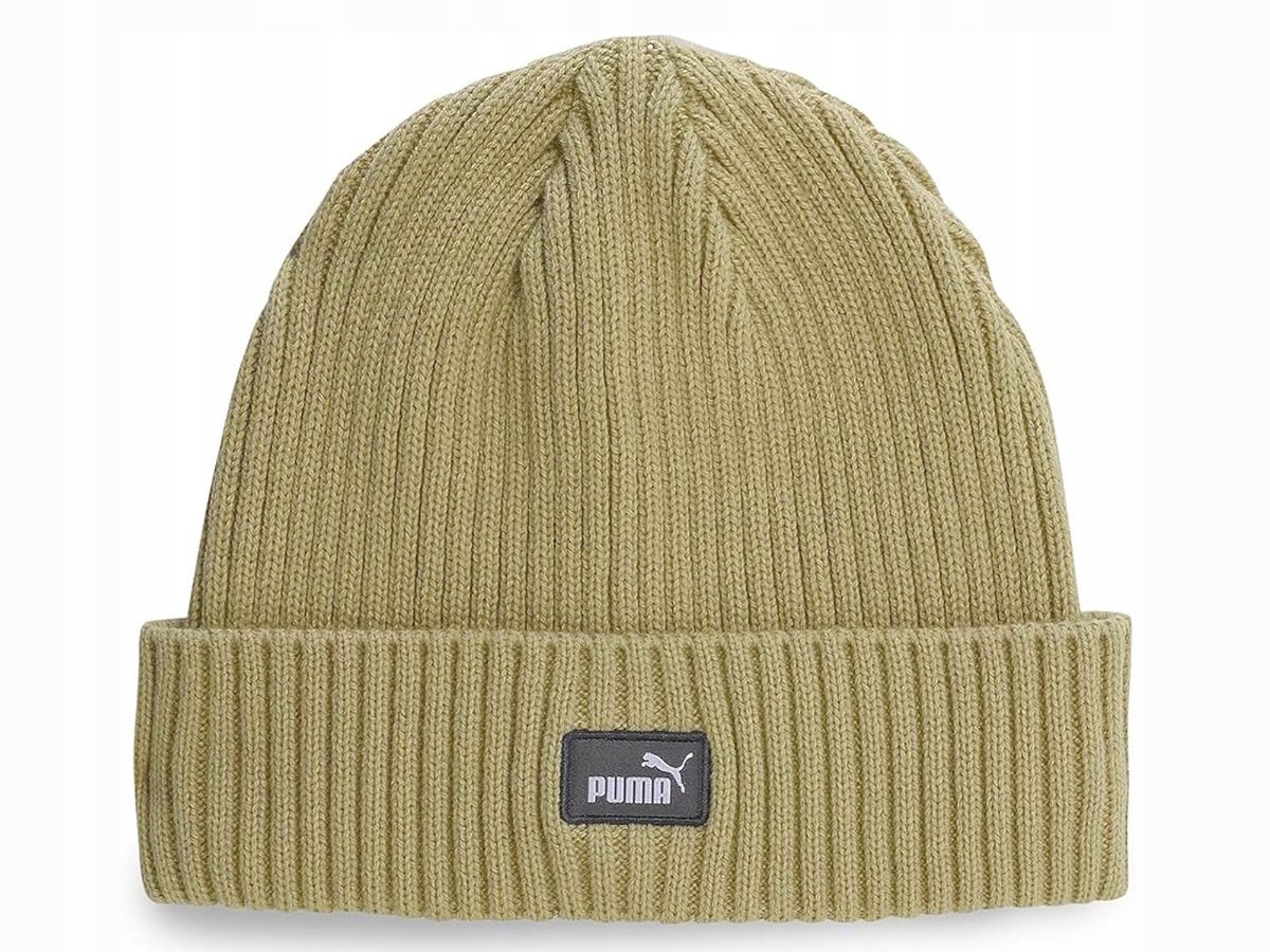 Czapka Zimowa Puma 024826-03 Beżowa Na Zimę Na Jesień Ciepła