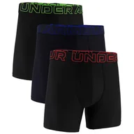 Majtki męskie - Męskie bokserki Under Armour Perf Tech 6in Rozmiar: S / Kolor: czarny/zielony - miniaturka - grafika 1