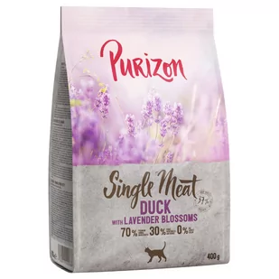 15% taniej! Purizon, karma sucha dla kota, 3 x 400 g - Single Meat, kaczka z kwiatami lawendy - Sucha karma dla kotów - miniaturka - grafika 1