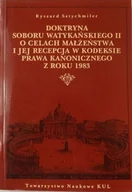 Religia i religioznawstwo - Doktryna Soboru Watykańskiego II o celach małżeństwa i jej recepcja w kodeksie prawa kanonicznego z roku 1983 - miniaturka - grafika 1