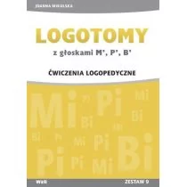 WIR LOGOTOMY z głoskami M, P, B Ćwiczenia logopedyczne Joanna Mikulska - Materiały pomocnicze dla nauczycieli - miniaturka - grafika 1
