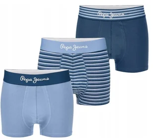 Bokserki męskie Pepe Jeans Short Trunk 3-pack-M - Komplety bielizny - miniaturka - grafika 1