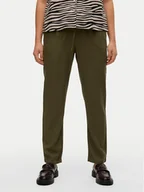 Spodnie damskie - Vero Moda Spodnie materiałowe Jesmilo 10279691 Zielony Regular Fit - miniaturka - grafika 1