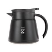 Dzbanki i imbryki - Hario Server Insulated Stainless Steel V60-02 Czarny 600ml 6083-uniw - miniaturka - grafika 1