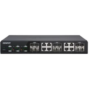 QNAP QSW-M1208-8C 4x 10GbE SFP+ 8x 10GbE SFP+/RJ45 Combo) QSW-M1208-8C - Pozostałe akcesoria sieciowe - miniaturka - grafika 1