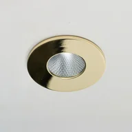 Lampy sufitowe - Lampa podtynkowa okrąg CLEAN AZ5988 Azzardo LED 7W 3000-6000K IP44 złoty przezroczysty - miniaturka - grafika 1