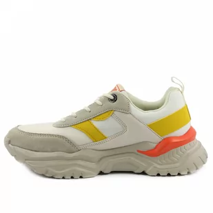 Sneakersy damskie Big Star JJ274A411 beżowe - Sneakersy damskie - miniaturka - grafika 3