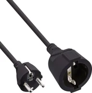 Kable - Kabel zasilający InLine InLine® Power Extension Cable Type F black 15m - miniaturka - grafika 1