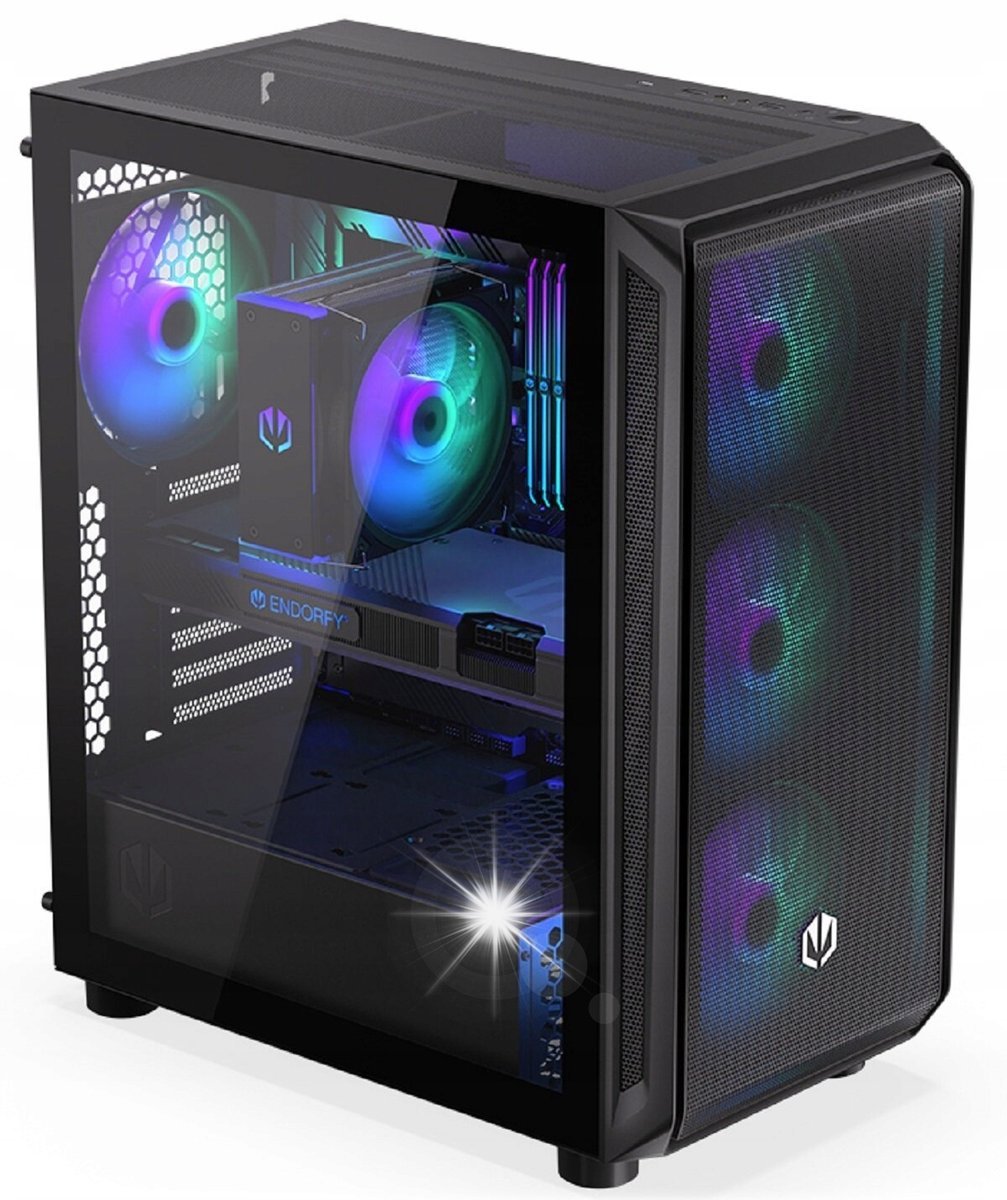 Obudowa do komputera Endorfy Arx 500 ARGB Medium Tower Okno Czarna