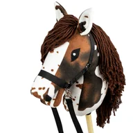 Księgarnia OUTLET - Skippi Hobby Horse - w plamy - brązowe plamki - koń na kiju - kantar - miniaturka - grafika 1