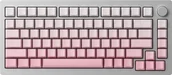 Klawiatury - Akko AKKO MonsGeek M1W SP Pink&White Gaming-Tastatur, Wireless, RGB, V3 Piano Pro Switch - silber, ANSI US 6975351383307 - miniaturka - grafika 1