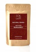 Farby do włosów i szampony koloryzujące - SOIL AND EARTH Naturalna Henna do włosów Indyjska BURGUND 100g Soil &Earth 8906054671048 - miniaturka - grafika 1