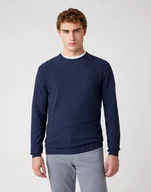 Swetry męskie - Męski Sweter Wrangler Crew Knit Navy W8P2Pd114-L - miniaturka - grafika 1