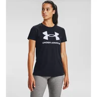Koszulki sportowe damskie - Koszulka damska Under Armour Live Sportstyle Graphic SSC - miniaturka - grafika 1