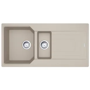Franke Urban UBG 651-100 GSC Zlewozmywak granitowy półtorakomorowy 100x50 cm orzechowy 114.0687.299 - Zlewozmywaki - miniaturka - grafika 1