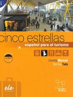 Książki do nauki języka hiszpańskiego - Cinco estrellas. Espanol para el turismo. Poziom B1-B2 + CD - miniaturka - grafika 1