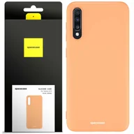 Etui i futerały do telefonów - Spacecase Etui Silicone Case Galaxy A70 orange - miniaturka - grafika 1
