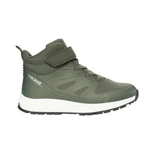 Viking Equip Mid WP 1V, Buty do chodzenia, Olive, 37 EU, oliwkowy, 37 EU - Buty dla chłopców - miniaturka - grafika 1