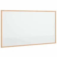 Tablice interaktywne - vidaXL Tablica magnetyczna z ramą z litego drewna sosnowego 100x55 cm - miniaturka - grafika 1