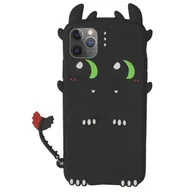 Etui i futerały do telefonów - ETUI DO IPHONE 13 PRO CASE OBUDOWA CZARNY SMOK - miniaturka - grafika 1