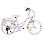 Rowery - Rower dziecięcy SUN BABY Flower bike 20 cali dla dziewczynki Różowy - miniaturka - grafika 1
