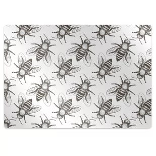 Mata pod fotel biurowy Pszczoły wzór 140x100 cm - Podnóżki, podpórki, podkładki - miniaturka - grafika 1