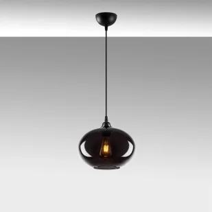 Opviq Żyrandol Smoked 050 1-punktowy szkło Ø27cm - Lampy sufitowe - miniaturka - grafika 4