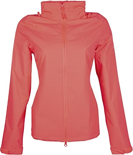 HKM Mężczyźni Rainy Day Kurtka przeciwdeszczowa Neon Koral X-duży