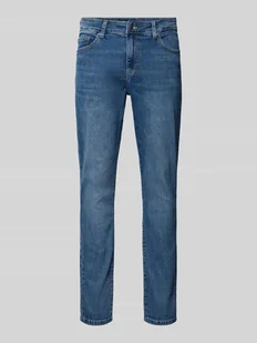 Jeansy o kroju slim fit z 5 kieszeniami model ‘LOOM’ - Spodnie męskie - miniaturka - grafika 1