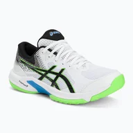 Buty sportowe męskie - Buty do siatkówki męskie ASICS Beyond F white/lime burst - miniaturka - grafika 1