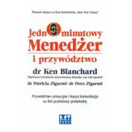 Biznes - MT Biznes Jednominutowy menedżer i przywództwo - Ken Blanchard, Patricia Zigarmi, Zigarmi Drea - miniaturka - grafika 1