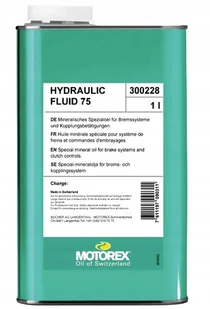 Olej hydrauliczny mineralny do hamulców Motorex Fluid 75 1L - Płyny eksploatacyjne do aut - miniaturka - grafika 1