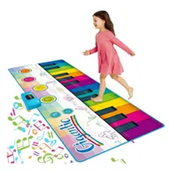 Maty edukacyjne - Duża Mata Muzyczna Dzieci Super Keyboard XXL 181cm - miniaturka - grafika 1