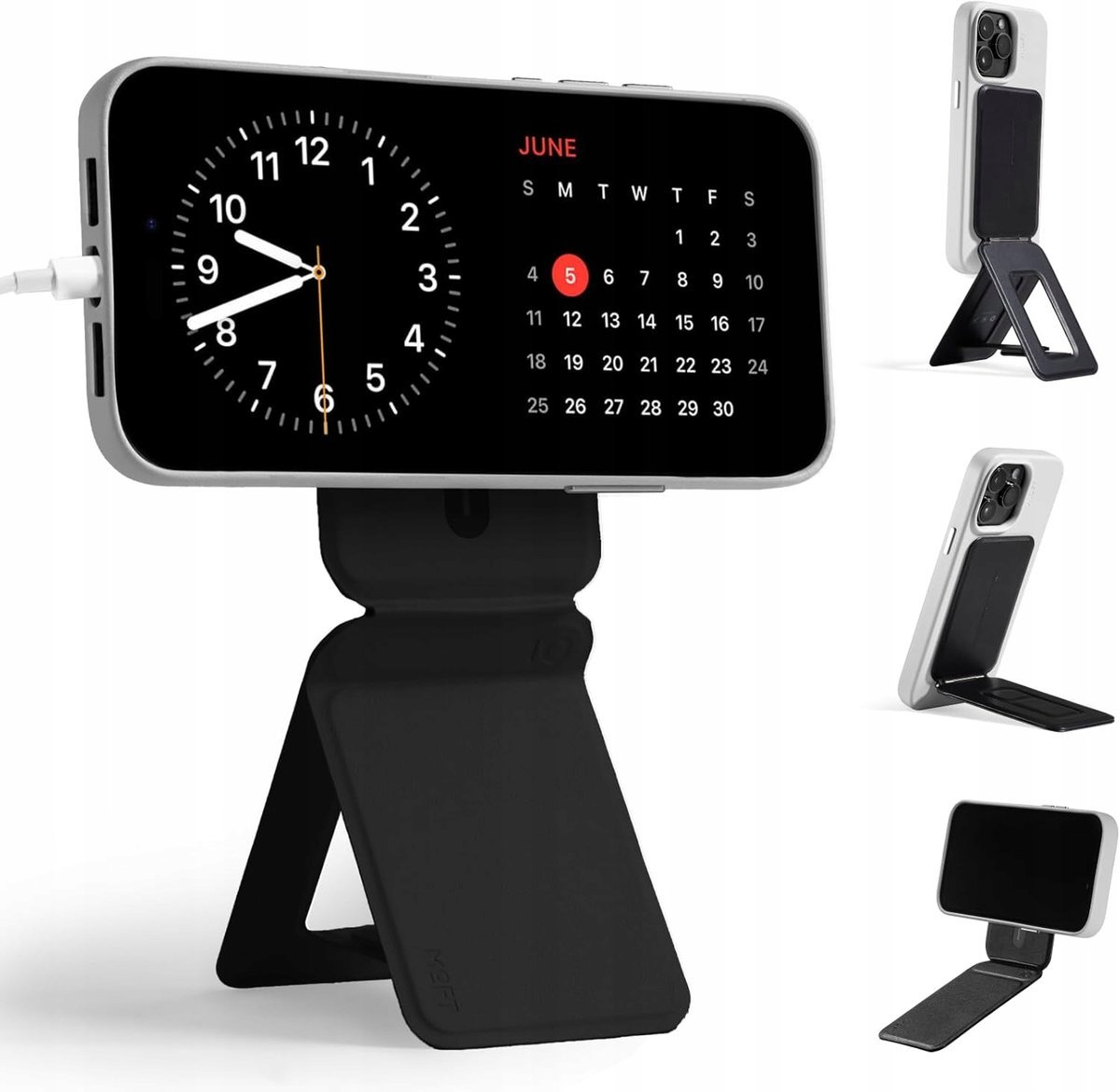 MOFT Snap Statyw do iPhone 12-15, lekki, przenośny, czarny
